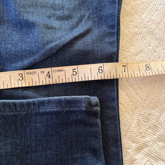 Paige Verdugo Ankle Skinny Dark Rinse Stretch Jeans Waist 30 - Picture 12 of 12